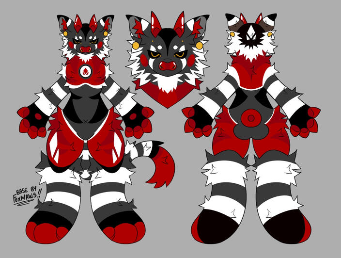 Personal character, Amon. Using a FoxMaws/Deerdisplay base.