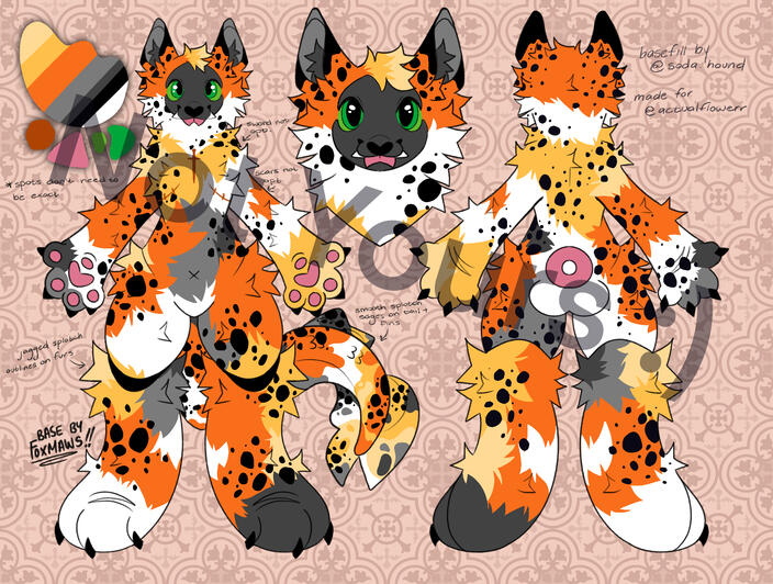 Unnamed character for @actualflowerr on Instagram. Using a FoxMaws/Deerdisplay base.